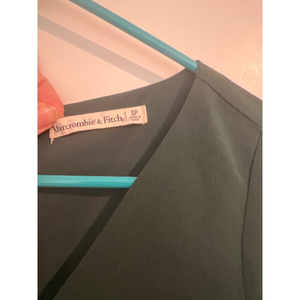 Abercrombie & Fitch Forest Green Mini Dress – Size Small Petite - Picture 4 of 8